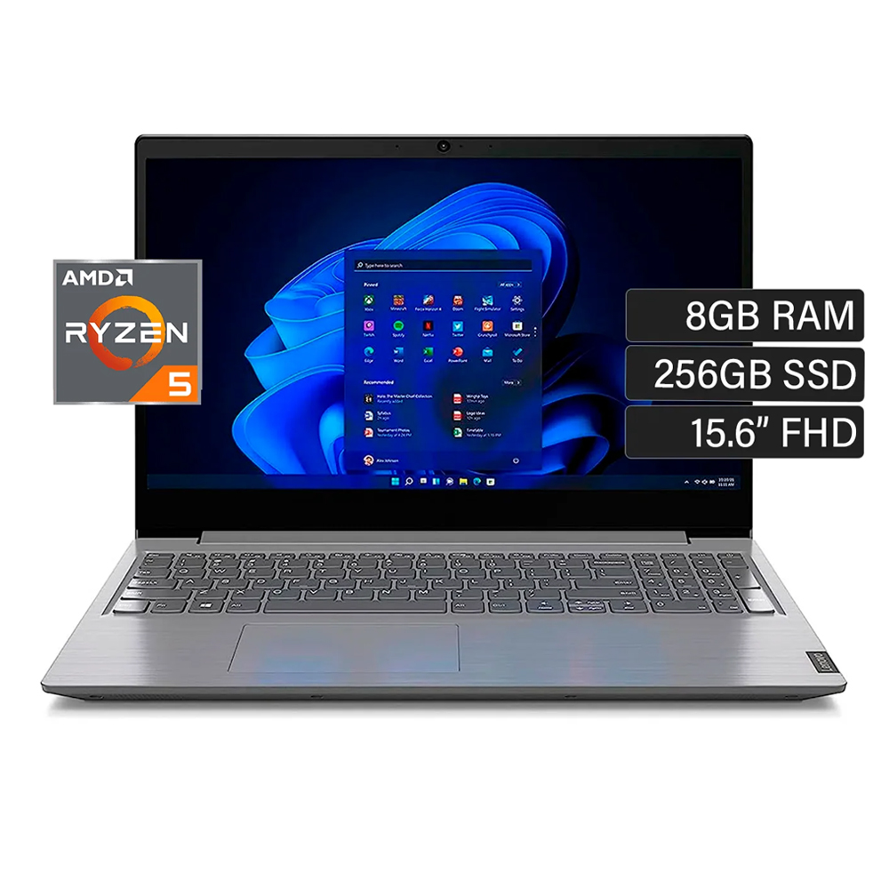 Notebook Lenovo V15 G4 Ryzen 5 7520U 2.8 4.3Ghz, 8Gb, Ssd 256Gb M.2 15.6 Fhd