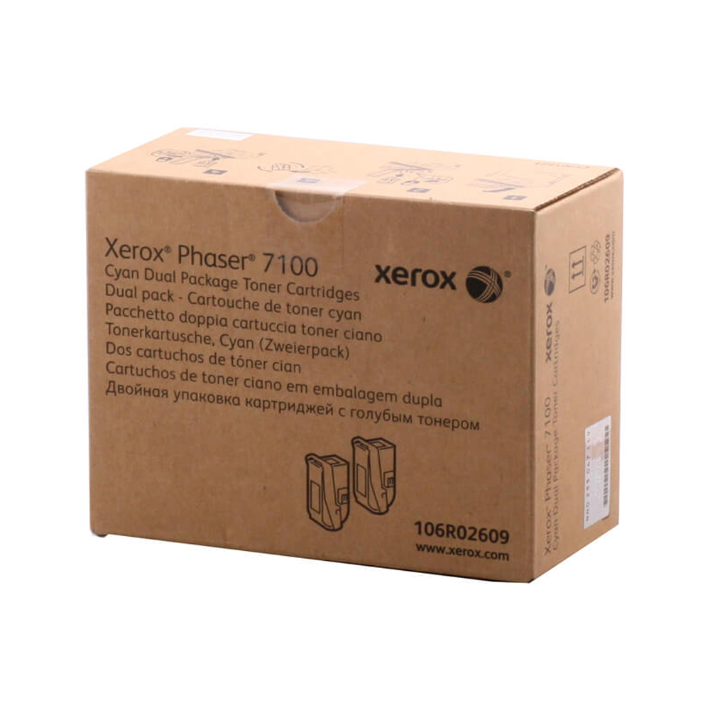 Toner Xerox 106R02609 Dual Pack Cian Para Phaser 7100