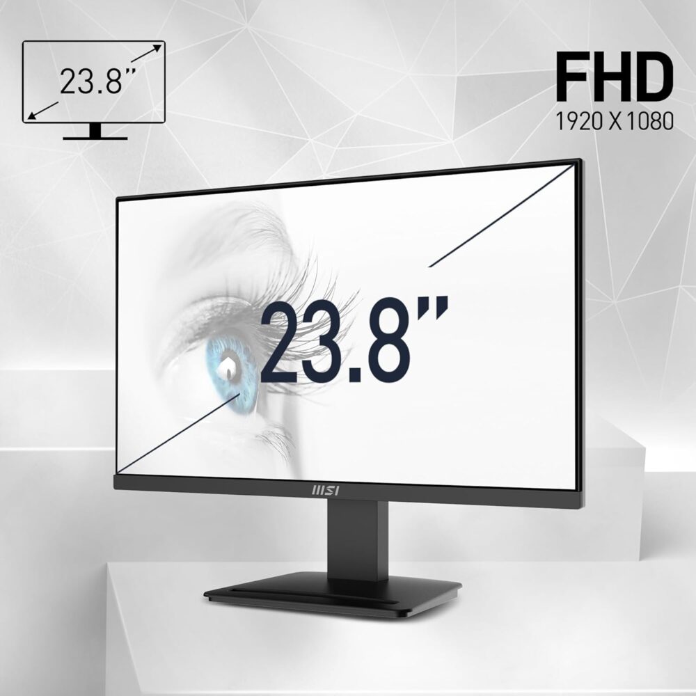 Monitor Msi Mp2412 24P Plano 100Hz Fhd 1Ms