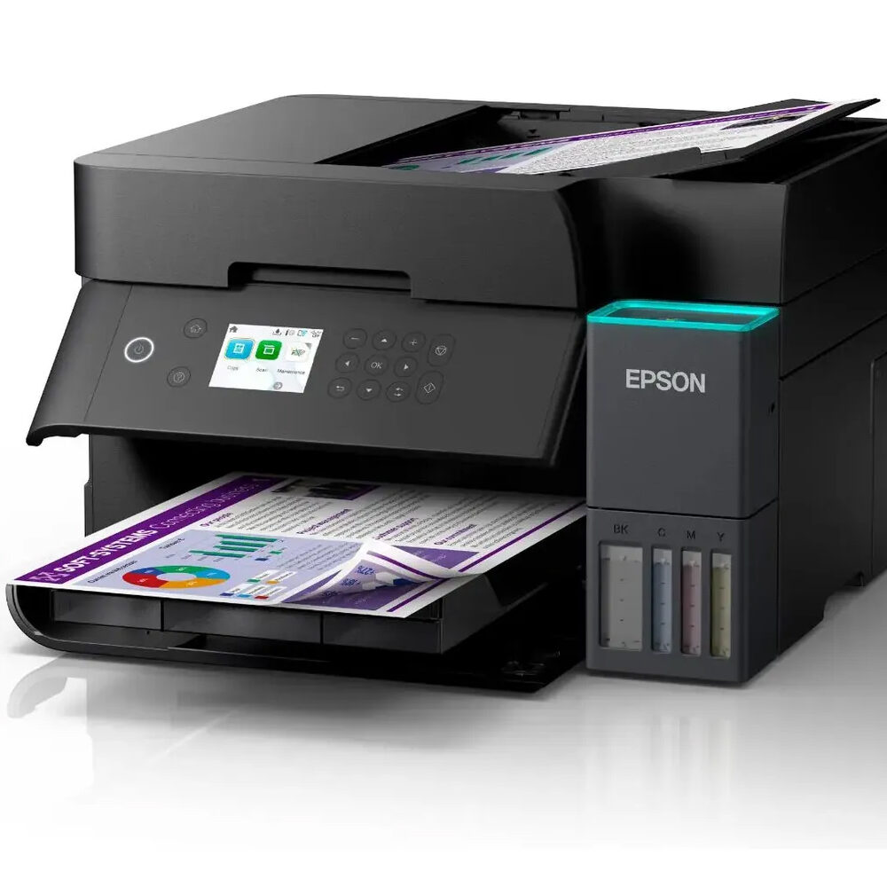 Impresora Multifuncional Epson Ecotank L6370 3 En 1 Wi-Fi Con Dúplex Automático Y Adf