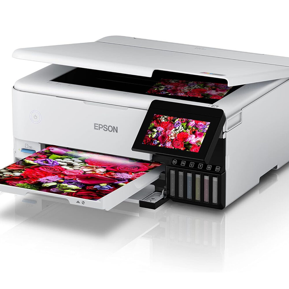 Impresora Multifunción Fotográfica L8160 Epson Wifi Ethernet Color Blanco 907