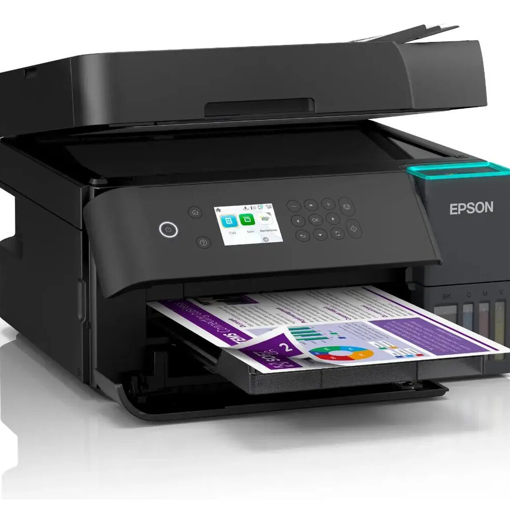Impresora Multifuncional Epson Ecotank L6370 3 En 1 Wi-Fi Con Dúplex Automático Y Adf
