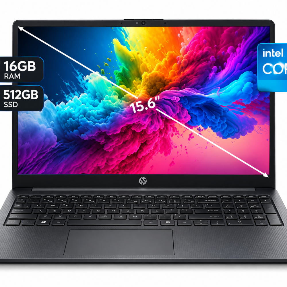 LAPTOP HP 250 G10 CORE 5-120U/ 16GB/ SSD512GB/ 15.6/ FREE/ C78DYAT