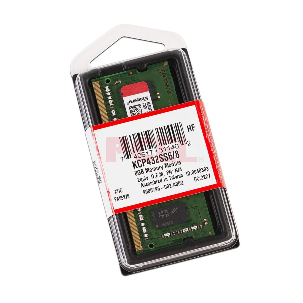 Memoria Ram Kingston 8Gb 3200Mhz Sodimm Kvr32S22S8/8