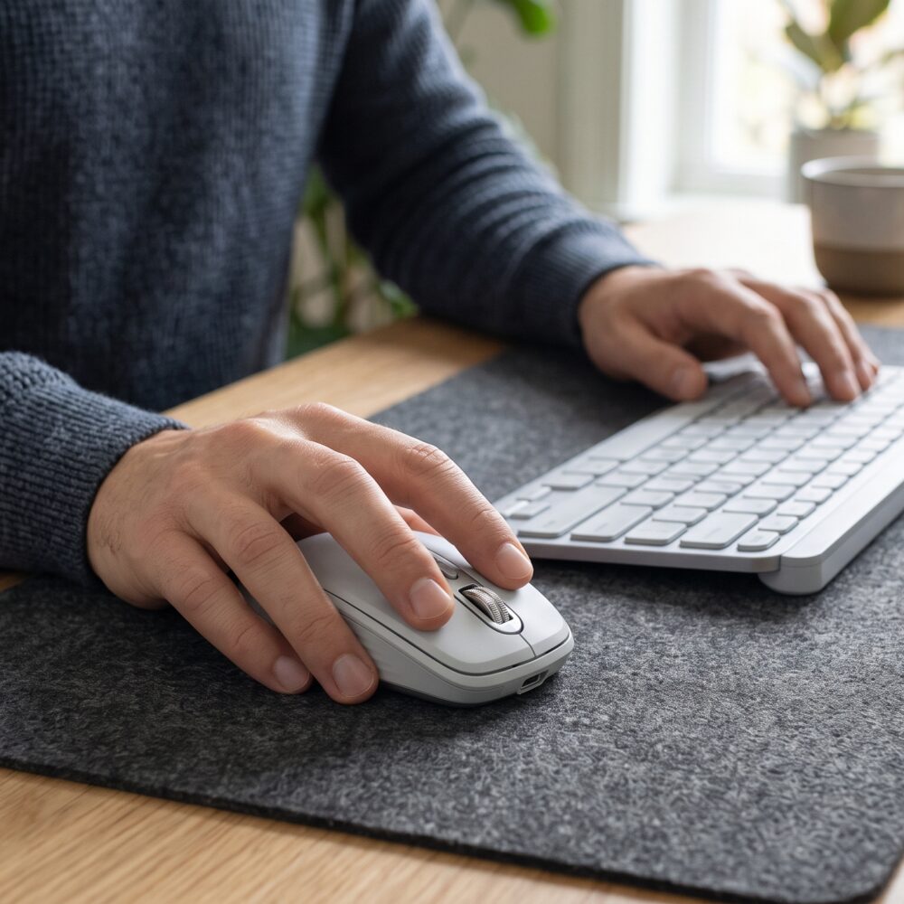 Mouse Logitech MX ANYWHERE 3S Wireless BT Pale Grey - Imagen 7
