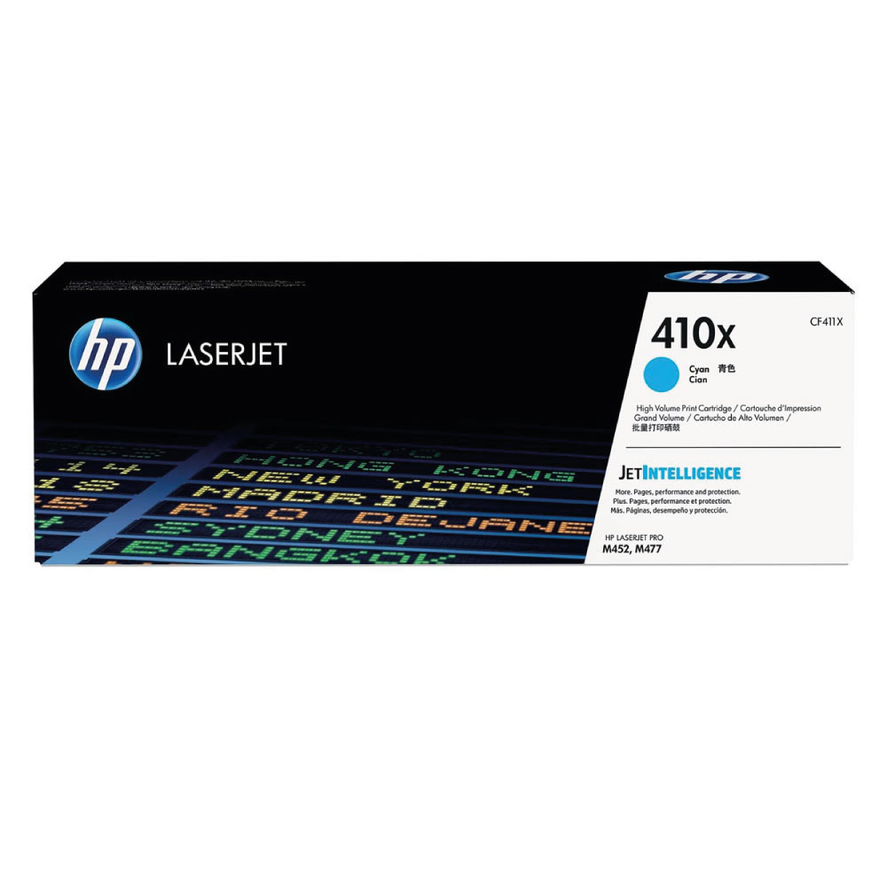 Toner HP 410X Cian (CF411X) LaserJet M477/M478/M452 5000 Pag.
