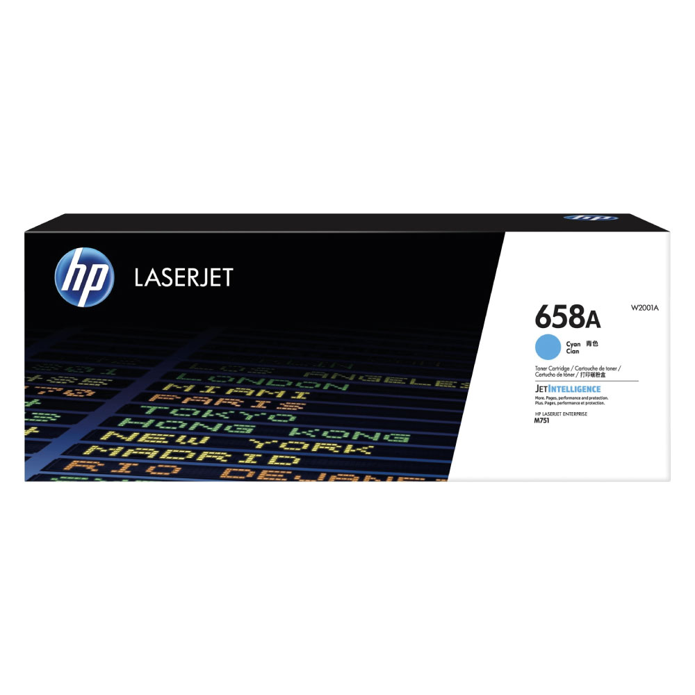 Toner Hp W2001A (658A) Cian Original - Imagen 1
