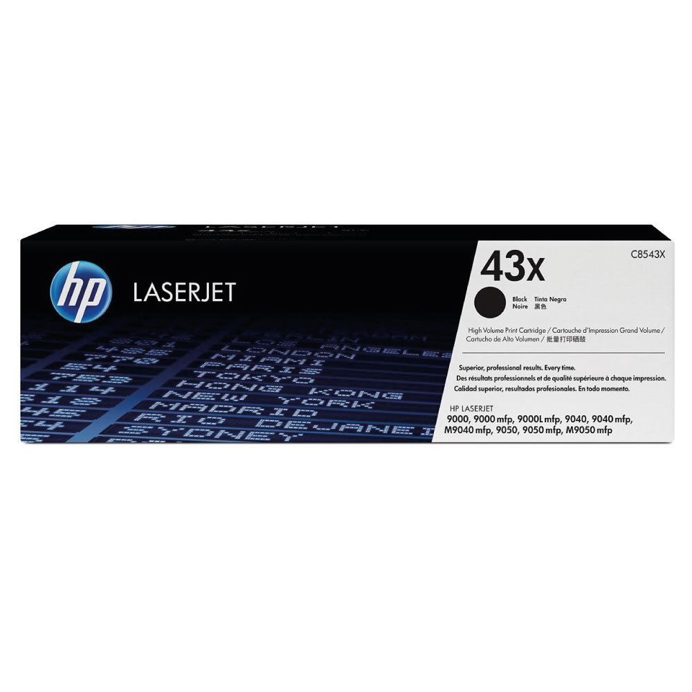 Toner HP C8543X (43X) Negro Original 1 Toner Hp C8543X (43X) Negro Original - Imagen 1