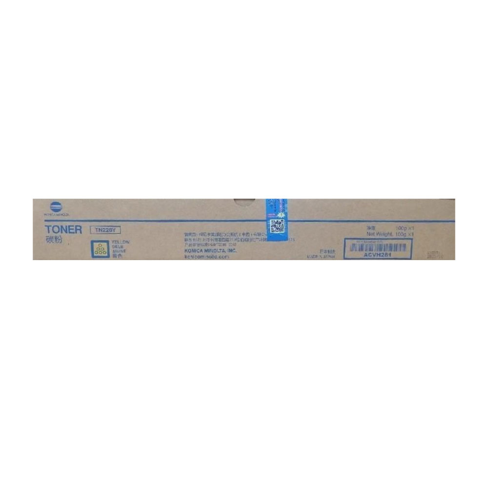 Toner Konica Minolta TN-228Y Yellow Bizhub C-266I, 286I Acvh291
