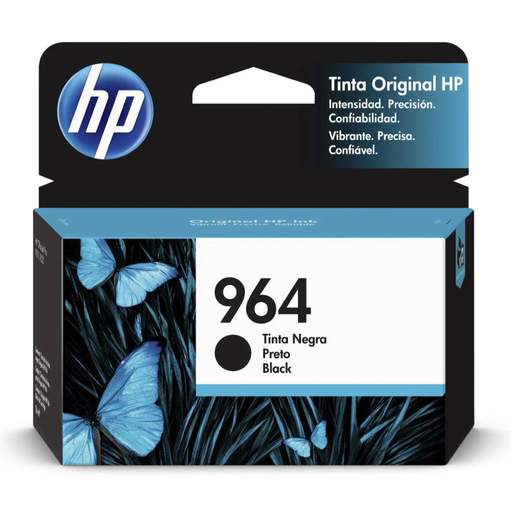 Tinta HP (964) 3JA53Al Black Original
