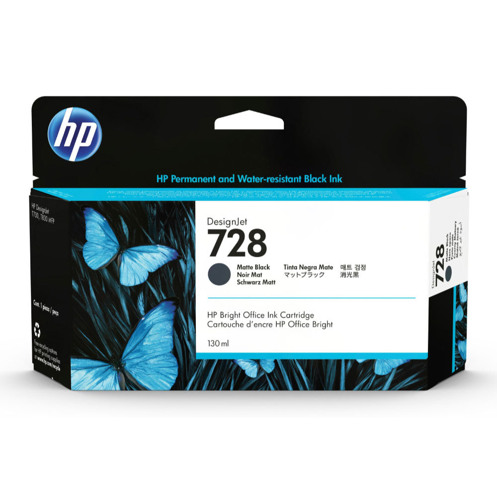 Tinta HP (728) 3WX25A Matte Black Original