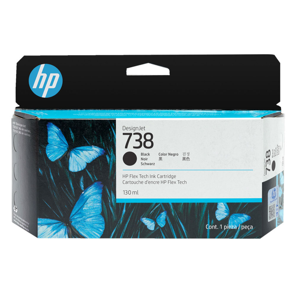Tinta HP (738) 498N4A Black 130ml Original
