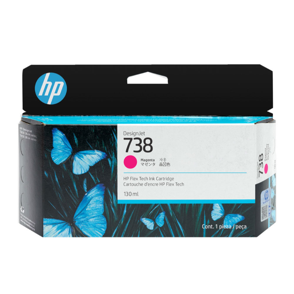 Tinta HP (738) 498N6A Magenta 130ml Original