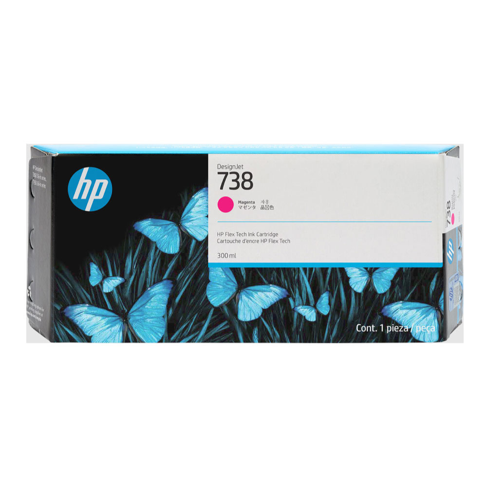 Tinta HP (738) 676M7A Magenta 300ml Original