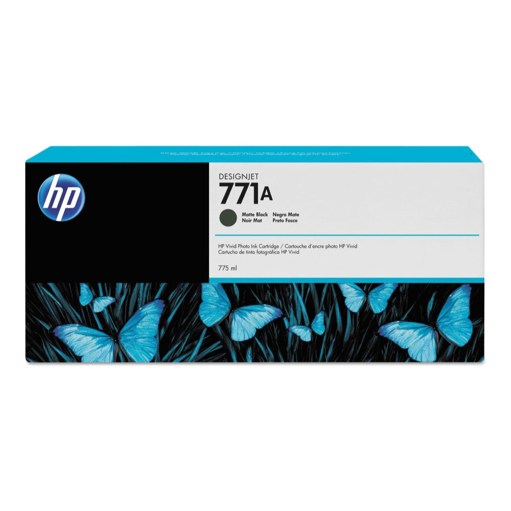 Tinta HP B6Y15A (771A) (Ce037A) Matte Black Original - Imagen 1