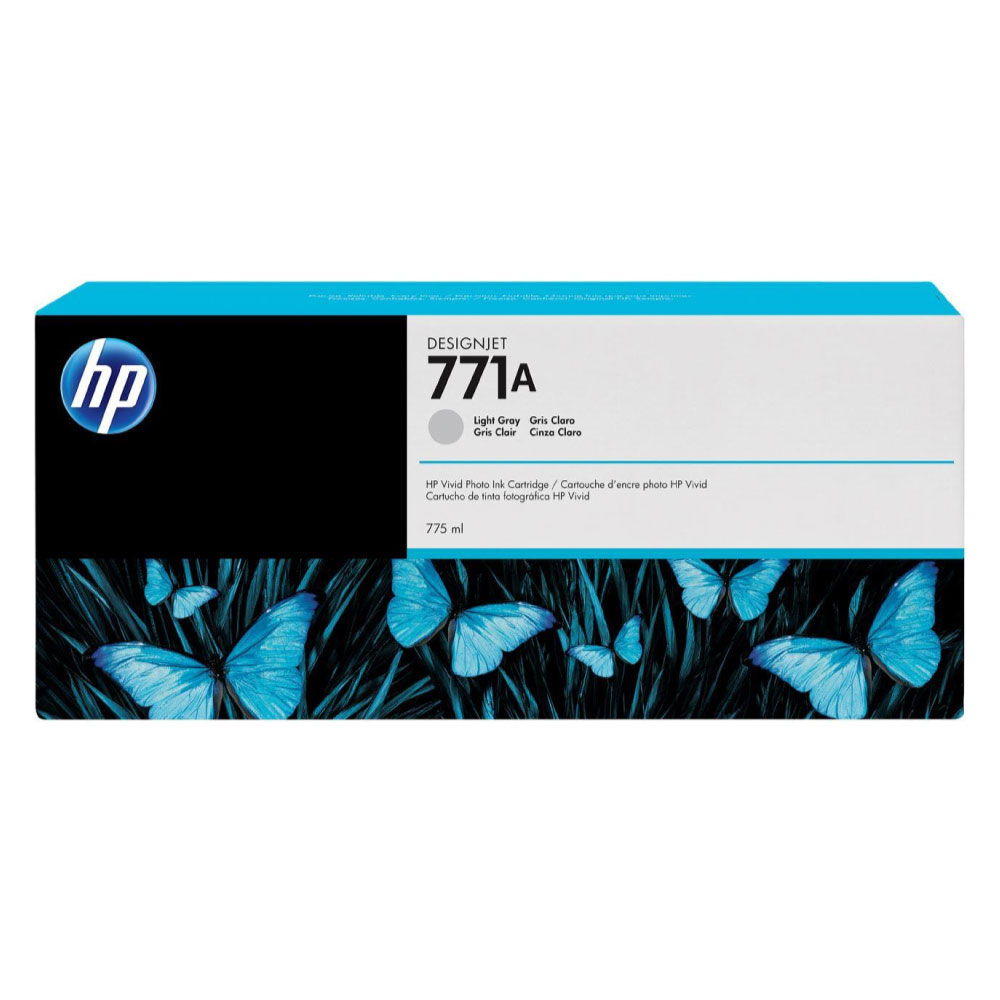 Tinta HP B6Y22A (771A) (Ce044A) Lt Gray Original - Imagen 1