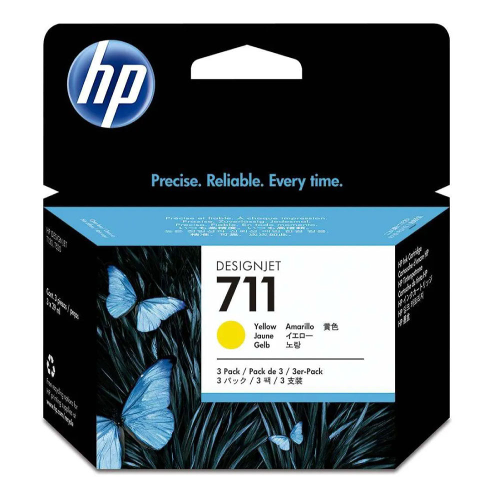 Tinta HP (711) CZ136A Yellow Original