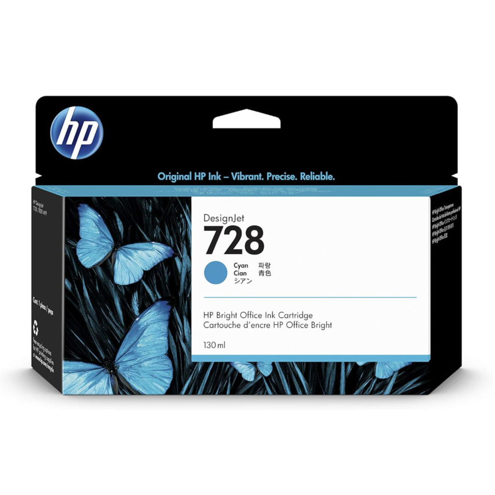 Tinta HP (728) F9J67A Cyan Original