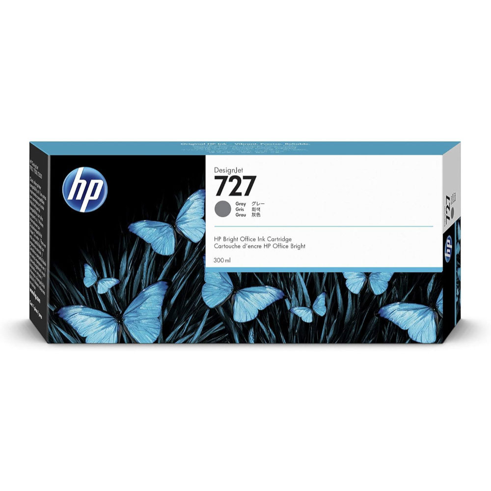 Tinta HP (727) F9J80A Gray Original