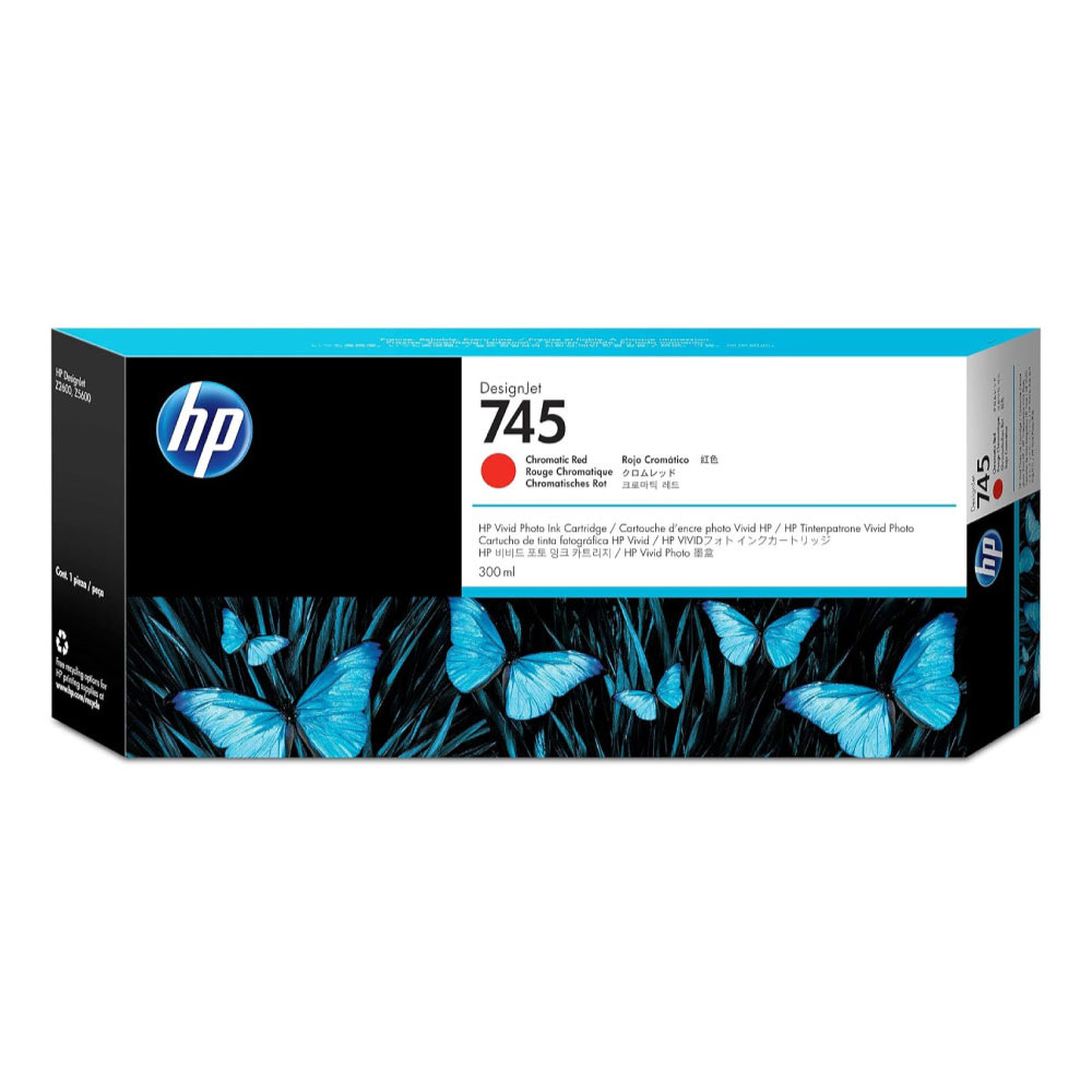 Tinta HP (745A) F9K06A Chrom RED Original