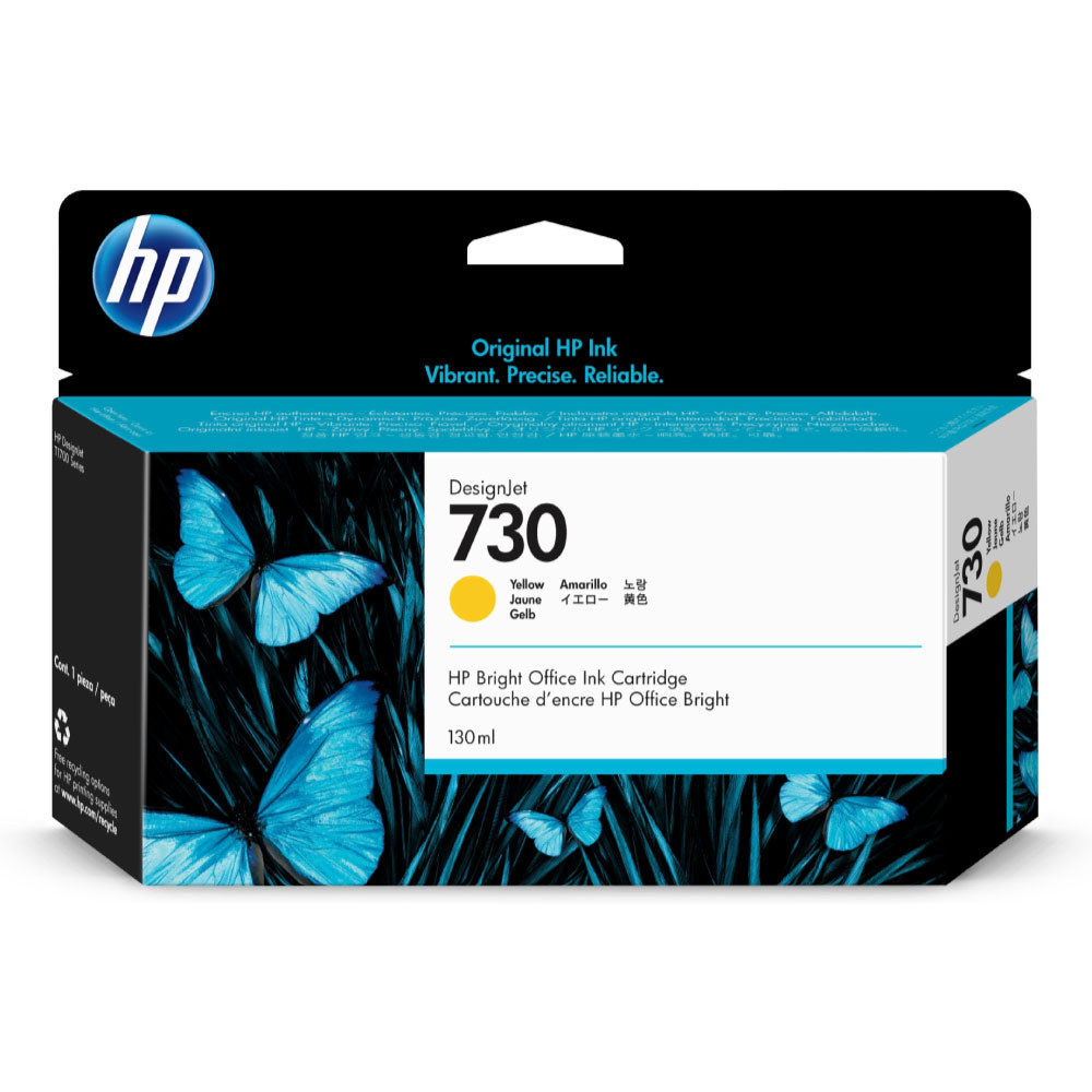 Tinta HP (730) P2V64A Yellow Original