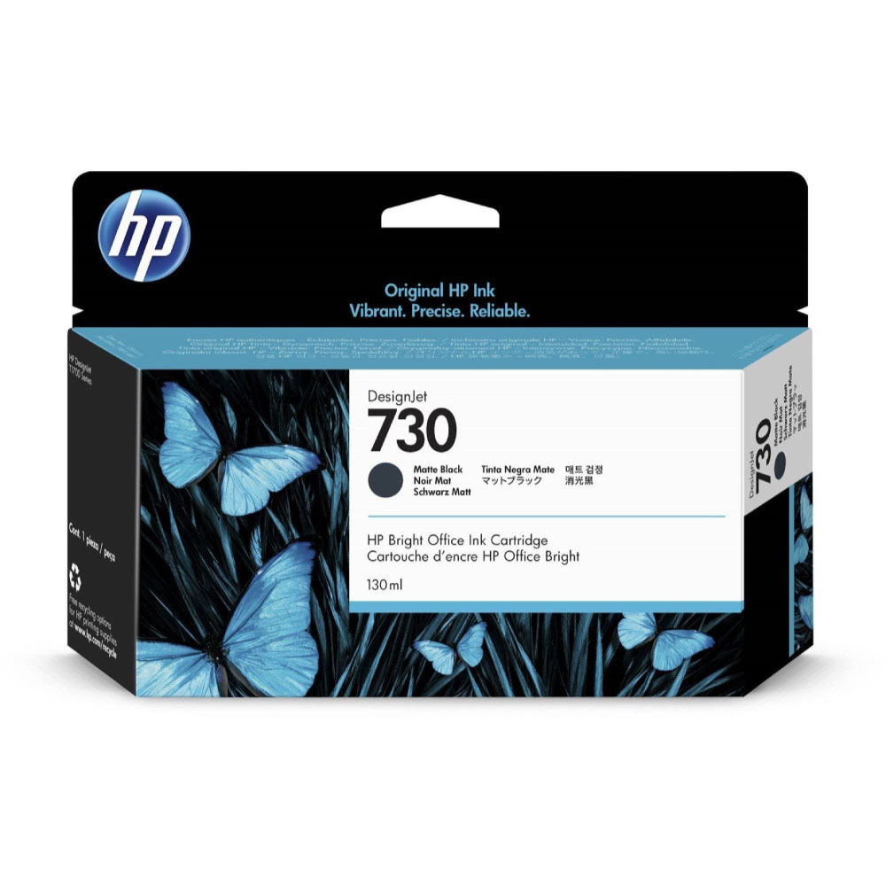 Tinta HP (730) P2V65A Matte Black Original