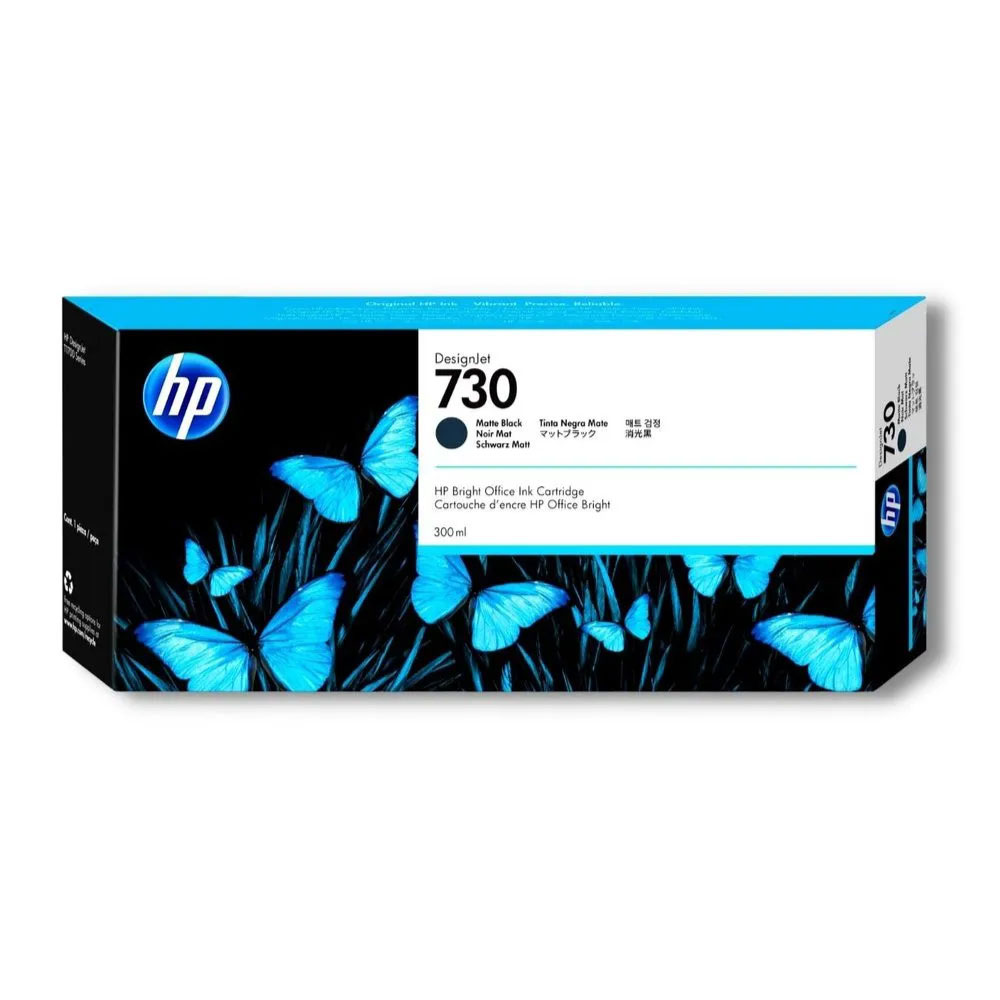 Tinta HP (730) P2V71A Matte Black Original