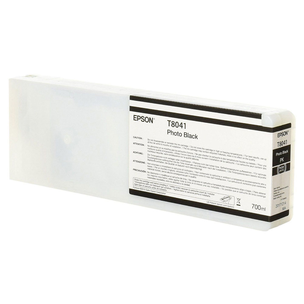 Tinta Epson T804100 Ultrachrome Hd Negro Original 1 Tinta Epson T804100 Ultrachrome Hd Negro Original - Imagen 1