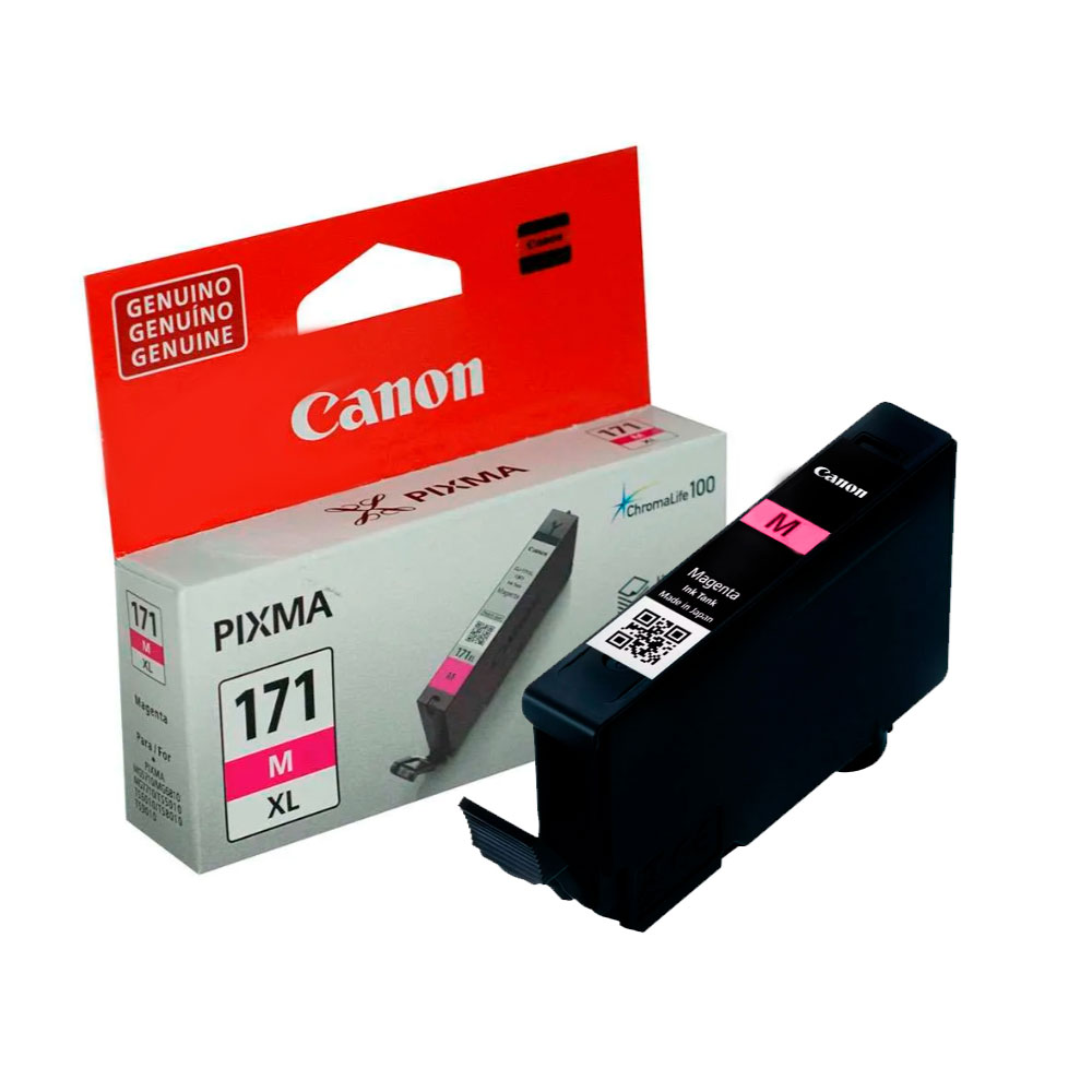 Tinta Canon CLI-171 Magenta Original 1 Tinta Canon Cli-171 Magenta Original - Imagen 1