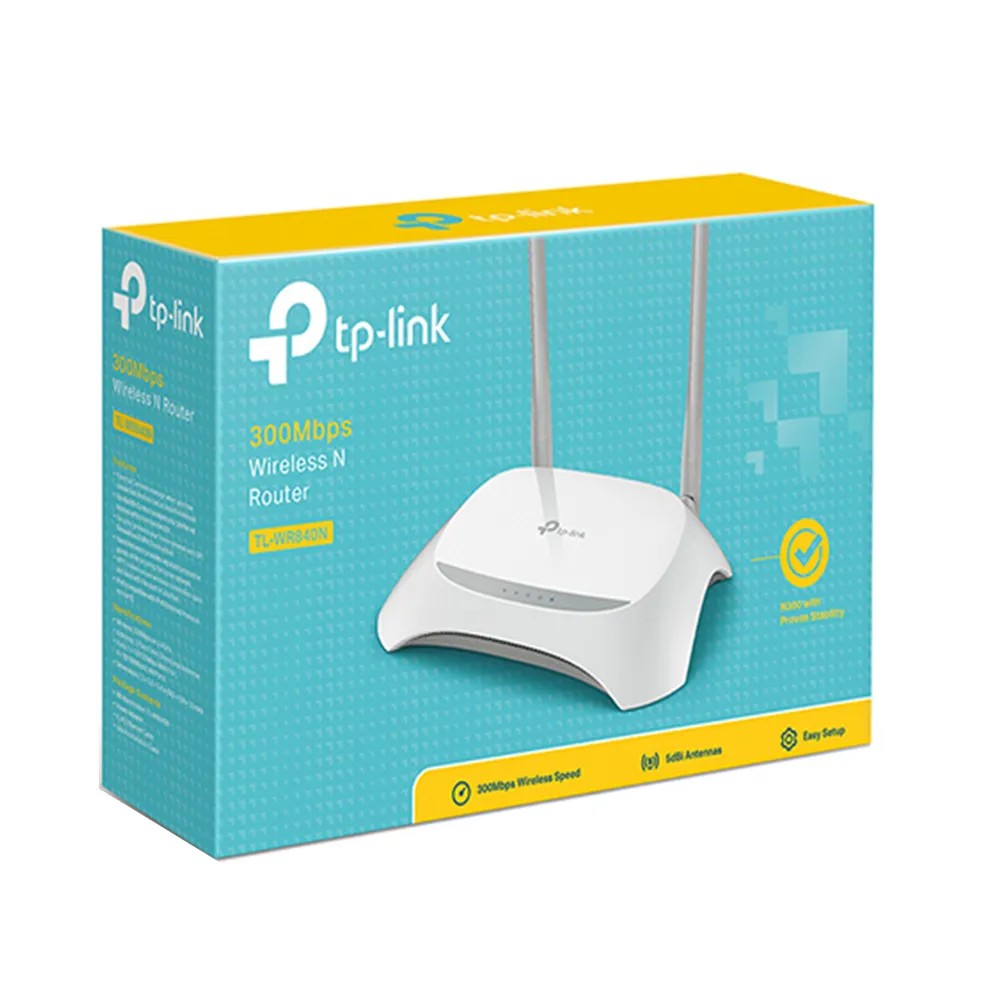 Router TP-Link TL-WR840N inalámbrico banda 2.4 GHz, 300 mbps