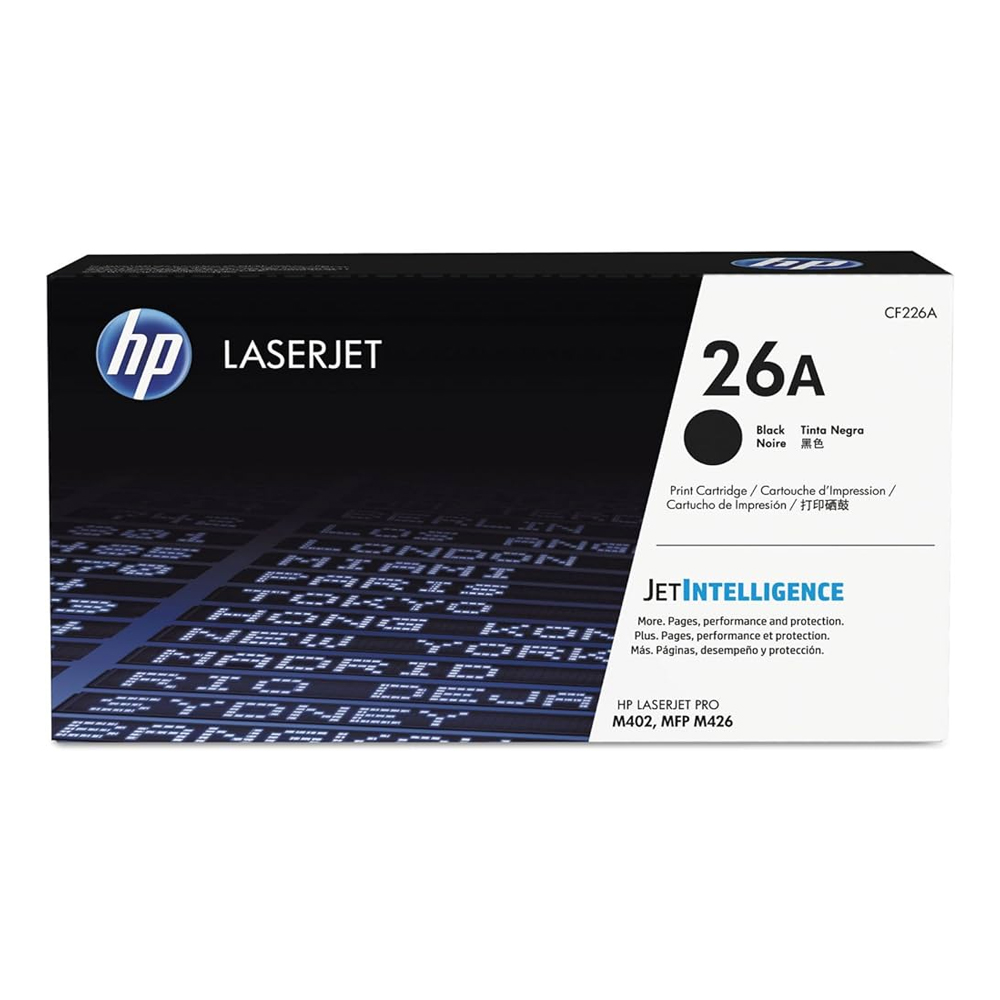 Toner HP 26A Negro Original LaserJet Pro M402 MFP M426 3.1K Pág