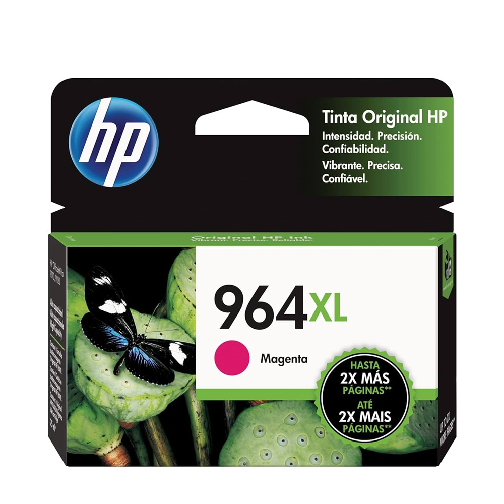 Tinta Hp 3Ja55Al (964Xl) Magenta (Ojp 9010) 1,600 Pgs