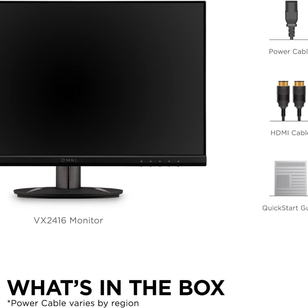 Monitor Gamer Viewsonic VX2416 24 IPS FHD 100Hz 1ms FreeSync - Imagen 3