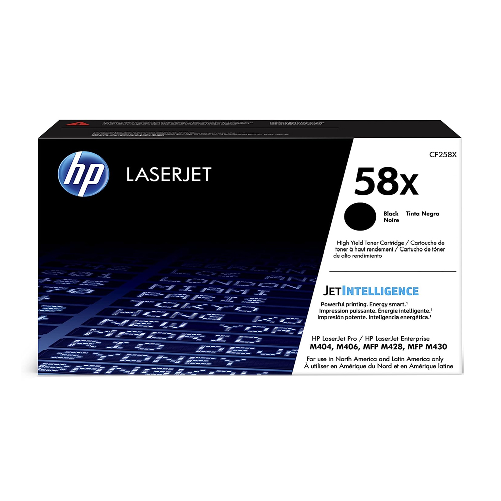 Toner HP 58X CF258X L.J.P M404 Negro 10K Paginas