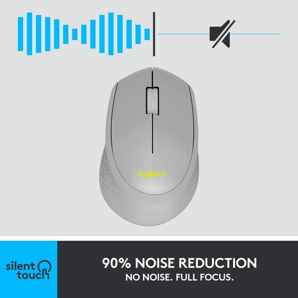 Mouse Logitech M280 Wireless Gray (910-004285) - Imagen 2