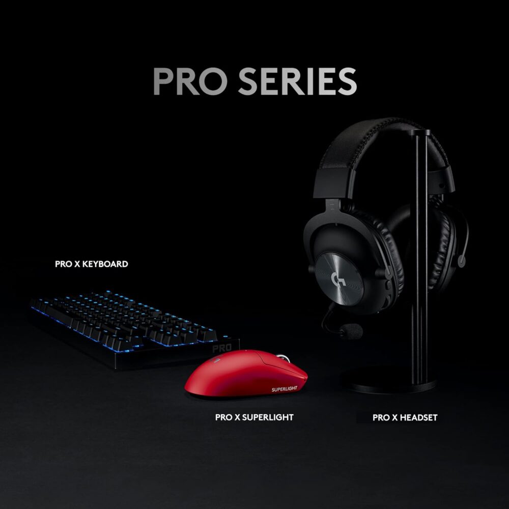 Mouse Logitech G Pro X Superlight Wireless Lightspeed Hero 25K Red (910-006783) - Imagen 5