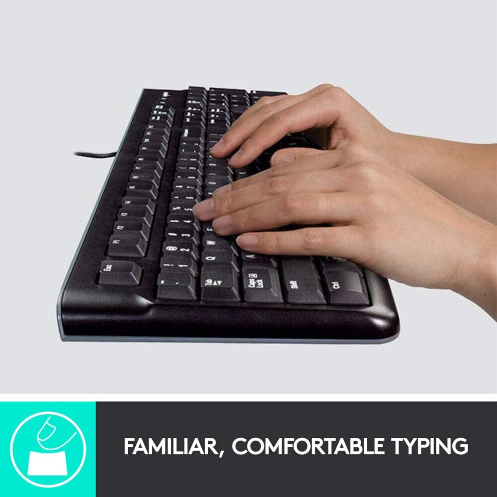 Teclado Logitech K120 Usb Sp Black (Pn 920-004422) - Imagen 4