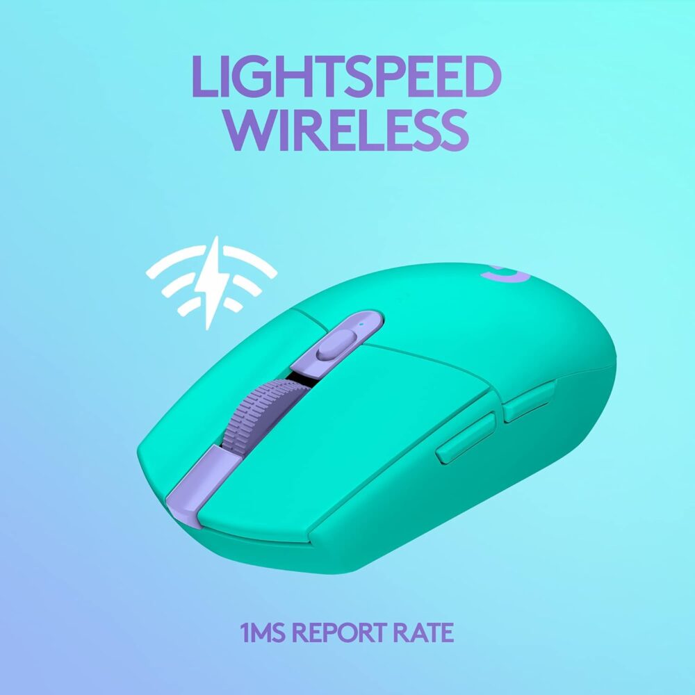 Mouse Logitech G305 Ligthspeed Wireless Mint (910-006376) - Imagen 3
