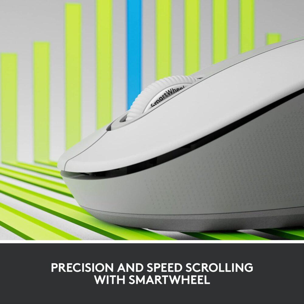 Mouse Logitech Signature M650 Silent Wireless/Bluetooth White (910-006252) - Imagen 4