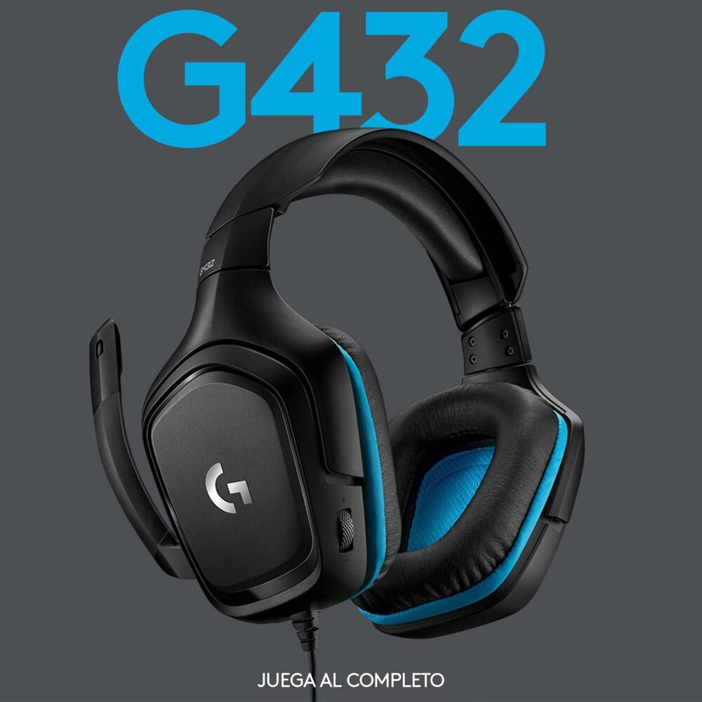 Audífono Gaming Logitech G432 7.1 USB Negro - Imagen 6