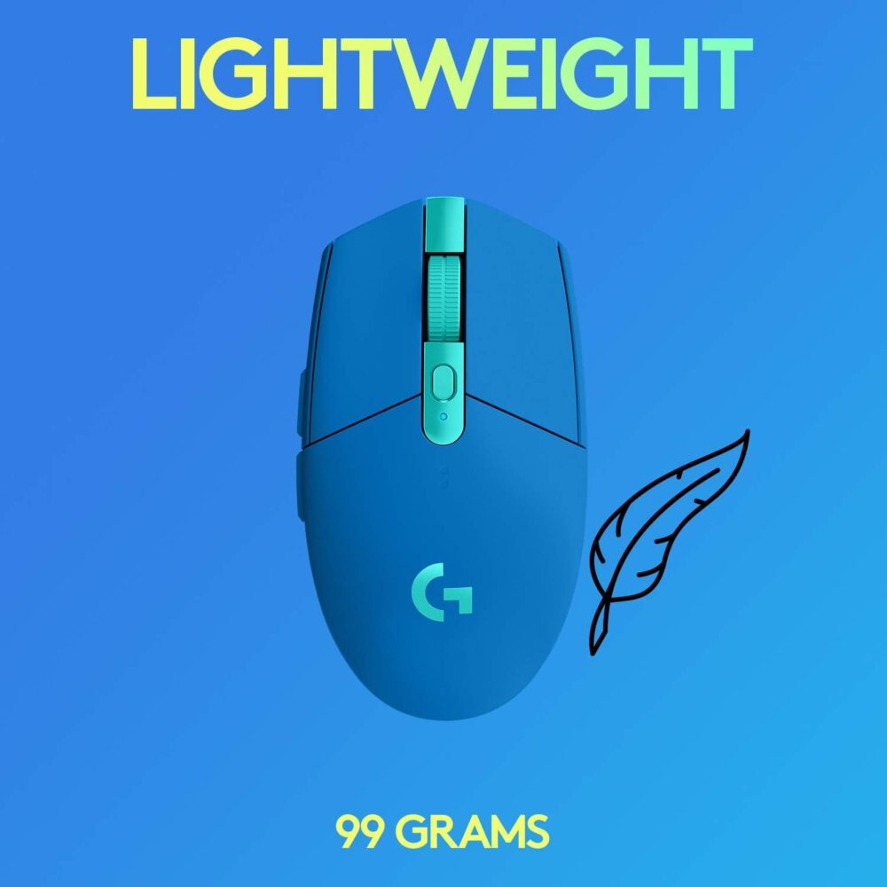 Mouse Logitech G305 Ligthspeed Wireless Blue (910-006012) - Imagen 4