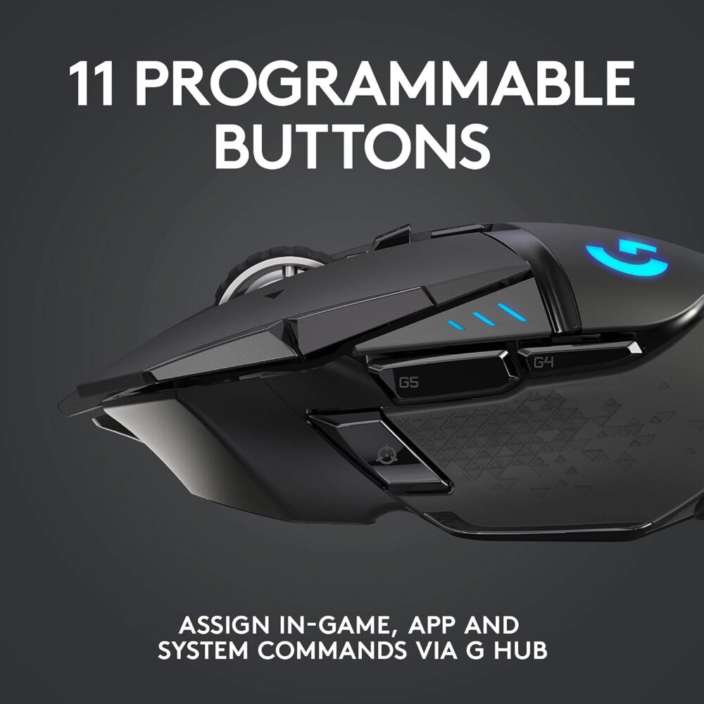 Mouse Logitech G502 Ligthspeed Wireless Black (910-005565) - Imagen 2