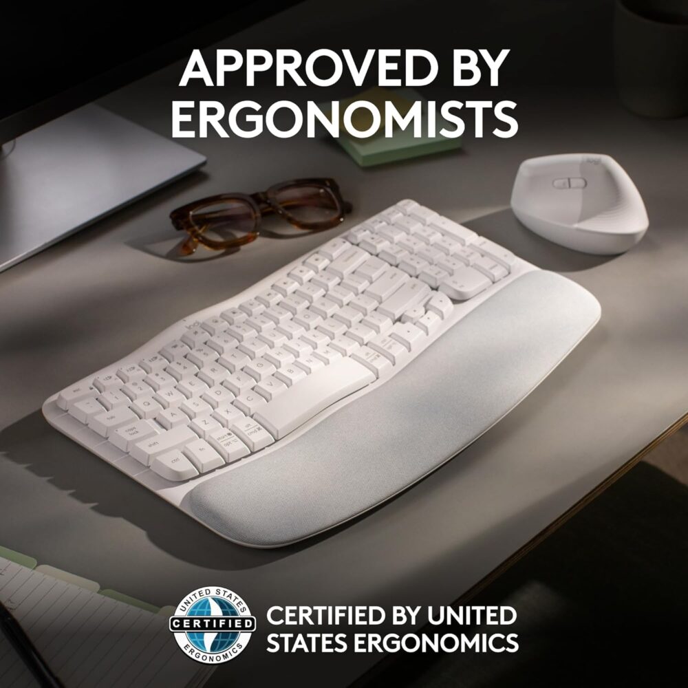 Teclado Logitech Ergo Wave Wireless Bolt/ Bt/ Sp White (920-012279) - Imagen 5