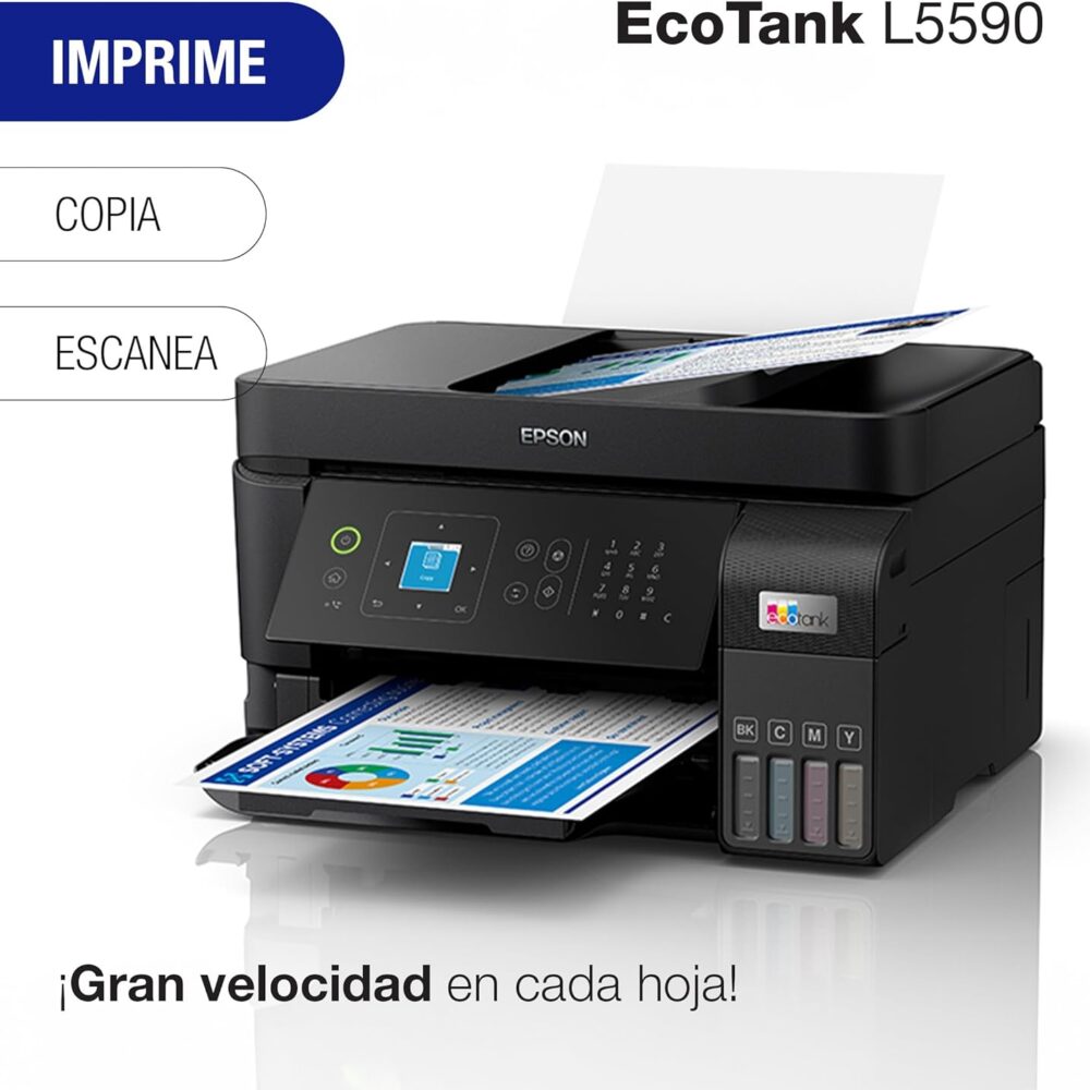 Impresora Epson L5590 Inalambrico Multifuncional ADF - Imagen 6