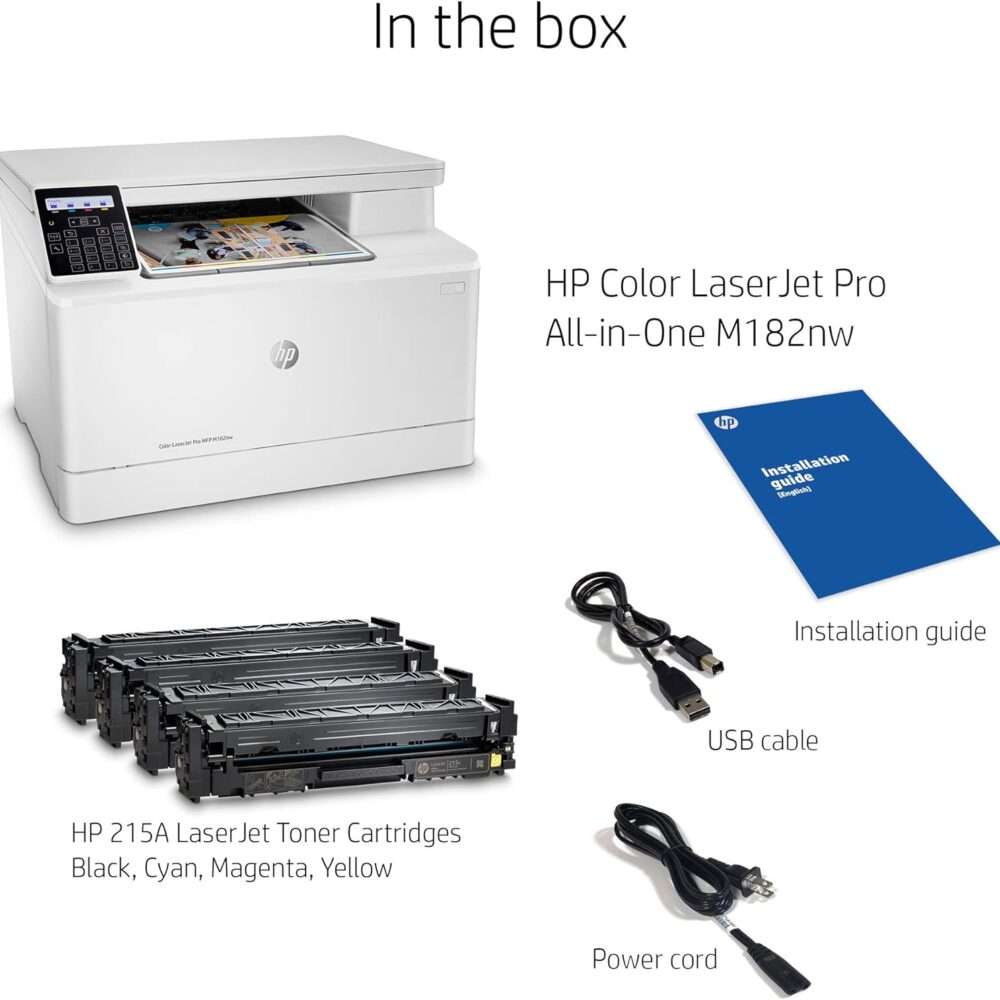 Impresora HP MFP M182nw Color LaserJet Pro Multifuncional - Imagen 8