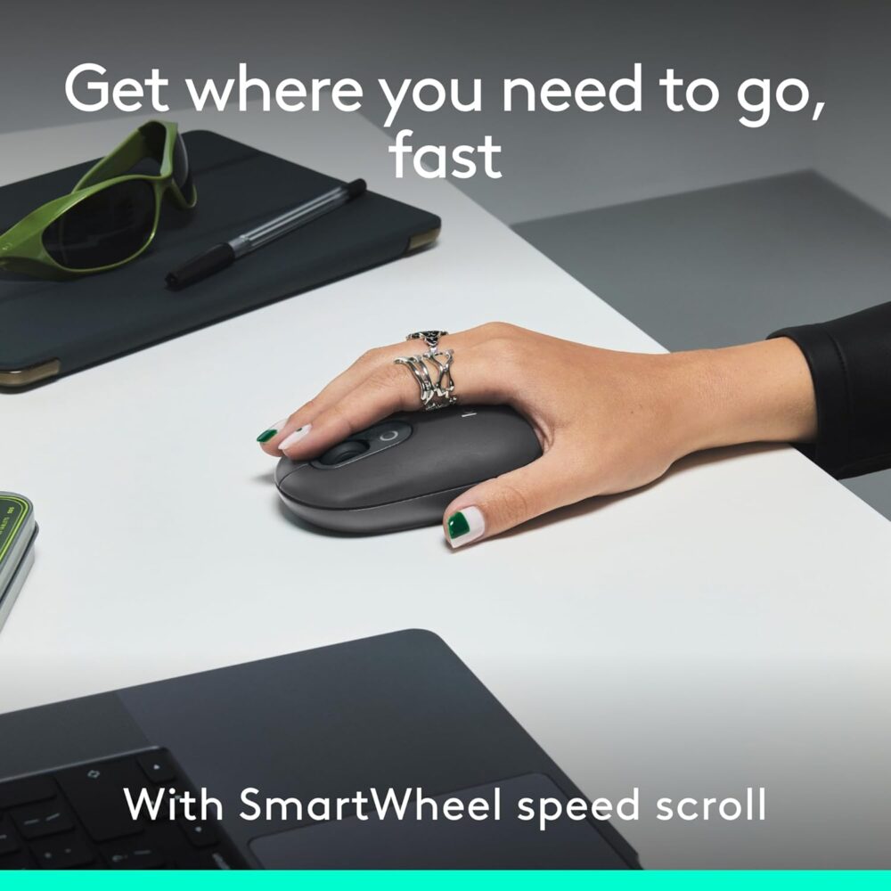 Teclado + mouse Logitech POP ICON COMBO Graphite - Imagen 6