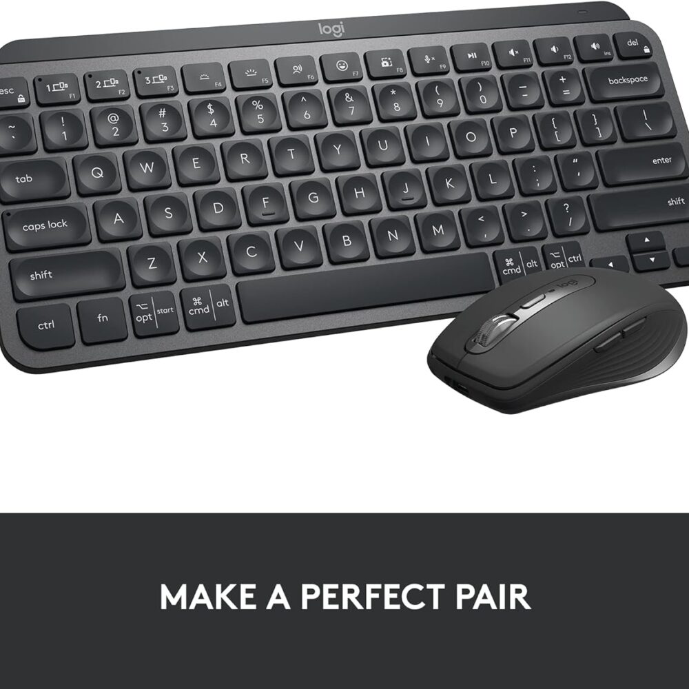Teclado Logitech Mx Keys Mini Multi-Device Bt Iluminado Graphite Sp (920-010476) - Imagen 3