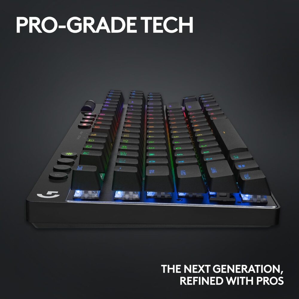 Teclados Gaming Logitech G PRO X TKL Lightspeed USB Black Inalambrio - Imagen 3