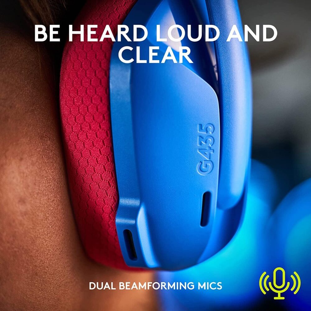 Audifono C/Microf. Logitech G435 Bt / Lightspeed Blue (981-001061) - Imagen 3