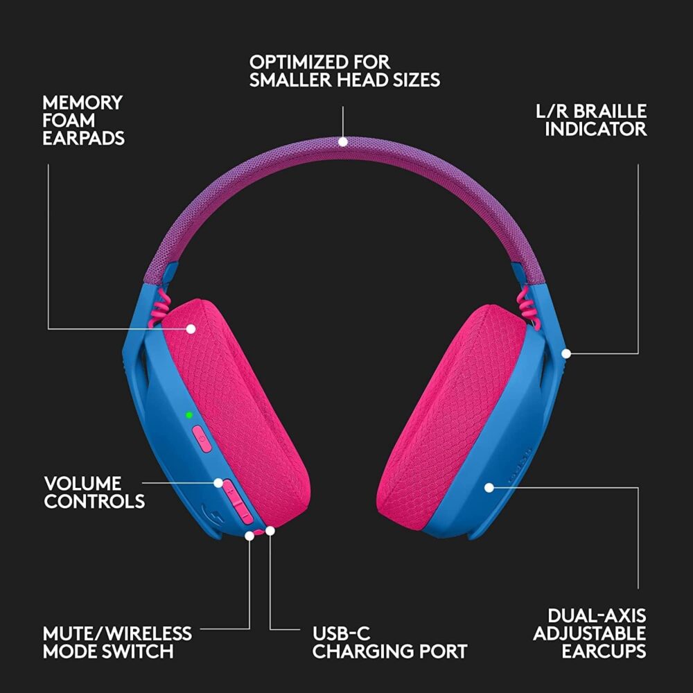 Audifono C/Microf. Logitech G435 Bt / Lightspeed Blue (981-001061) - Imagen 6